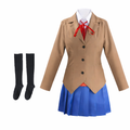 Doki Doki Literature Club School Uniform Cosplay Costume – Anime Blazer & Skirt Set