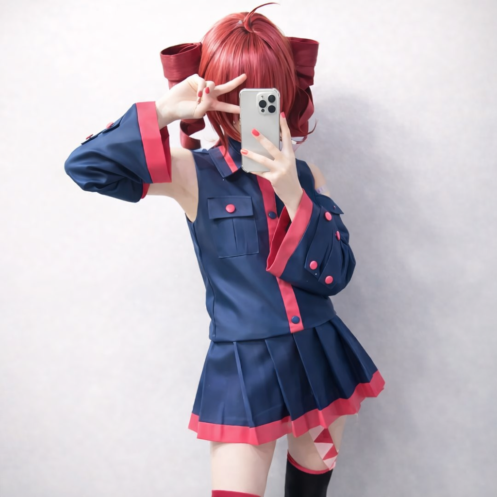 Kasane Teto Blue Dress Cosplay Costume – Vtuber Anime Uniform Set