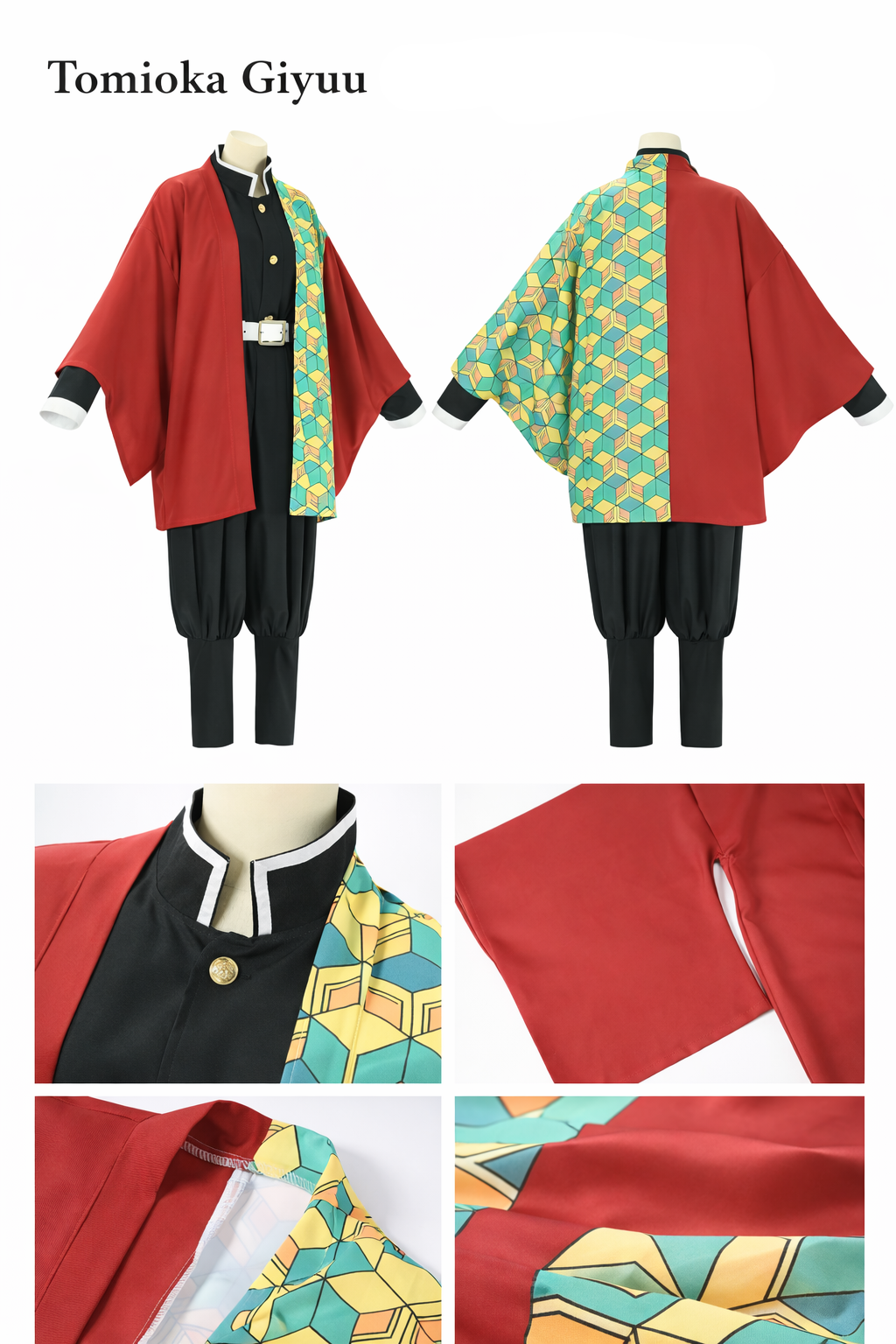 Demon Slayer Cosplay Costume – Kimetsu no Yaiba Anime Uniform Set