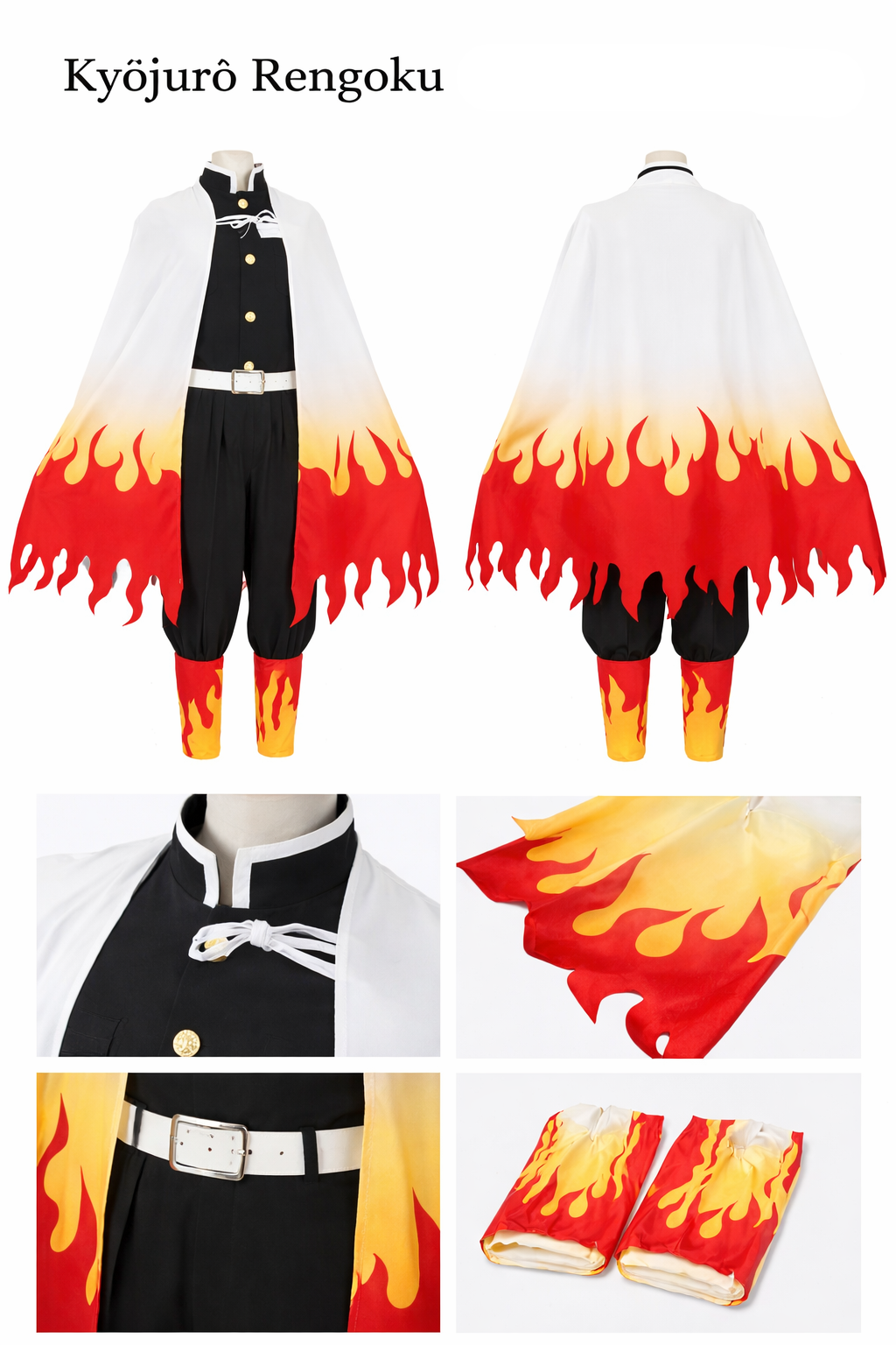 Demon Slayer Cosplay Costume – Kimetsu no Yaiba Anime Uniform Set