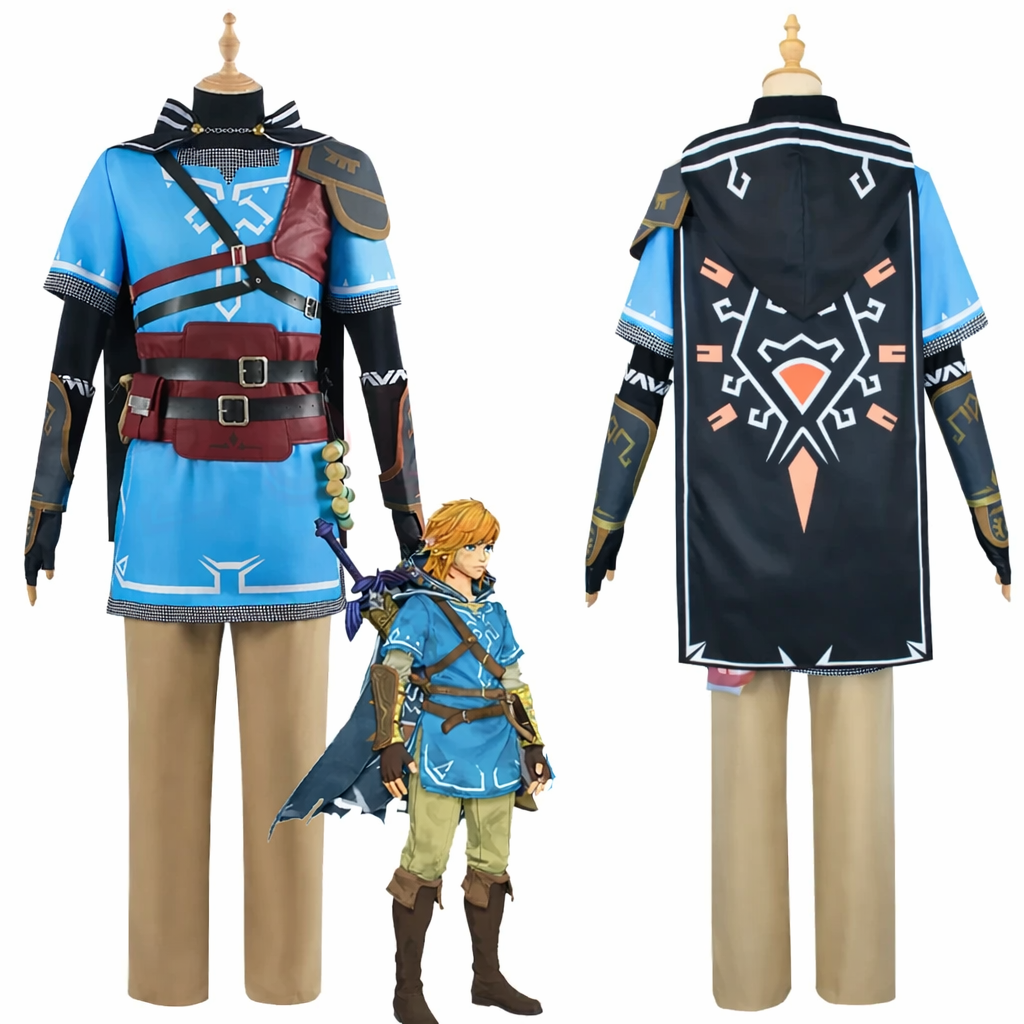 Link Cosplay Costume – The Legend of Zelda Breath of the Wild Outfit