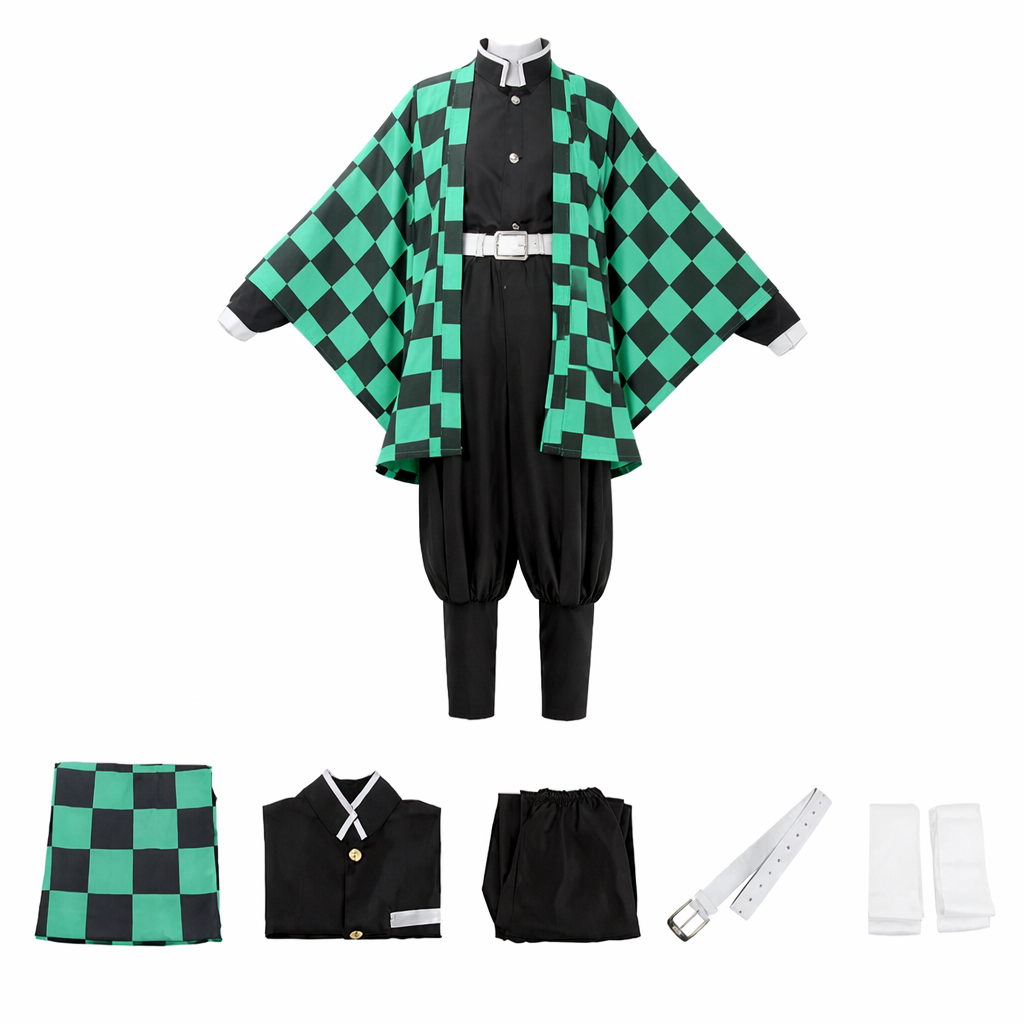 Demon Slayer Cosplay Costume – Kimetsu no Yaiba Anime Uniform Set