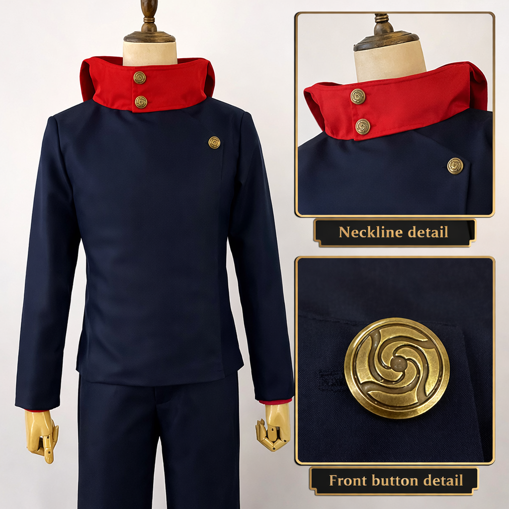 Itadori Yuji Cosplay Costume Set – Jujutsu Kaisen Anime Uniform