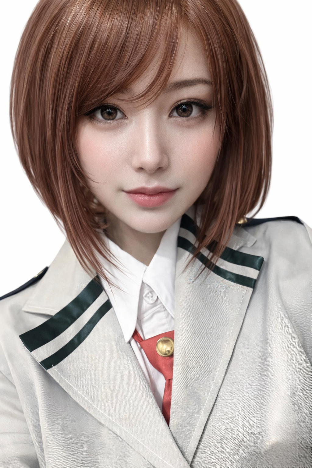 Ochaco Uraraka Cosplay Costume – My Hero Academia School Uniform Set