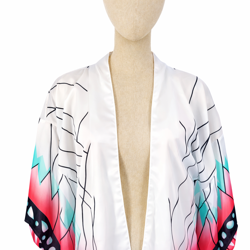Shinobu Kocho Cosplay Cloak – Demon Slayer Butterfly Kimono Cardigan