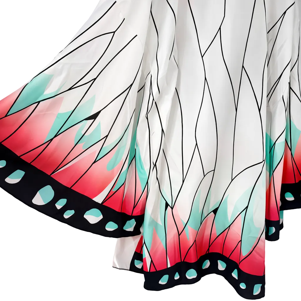 Shinobu Kocho Cosplay Cloak – Demon Slayer Butterfly Kimono Cardigan