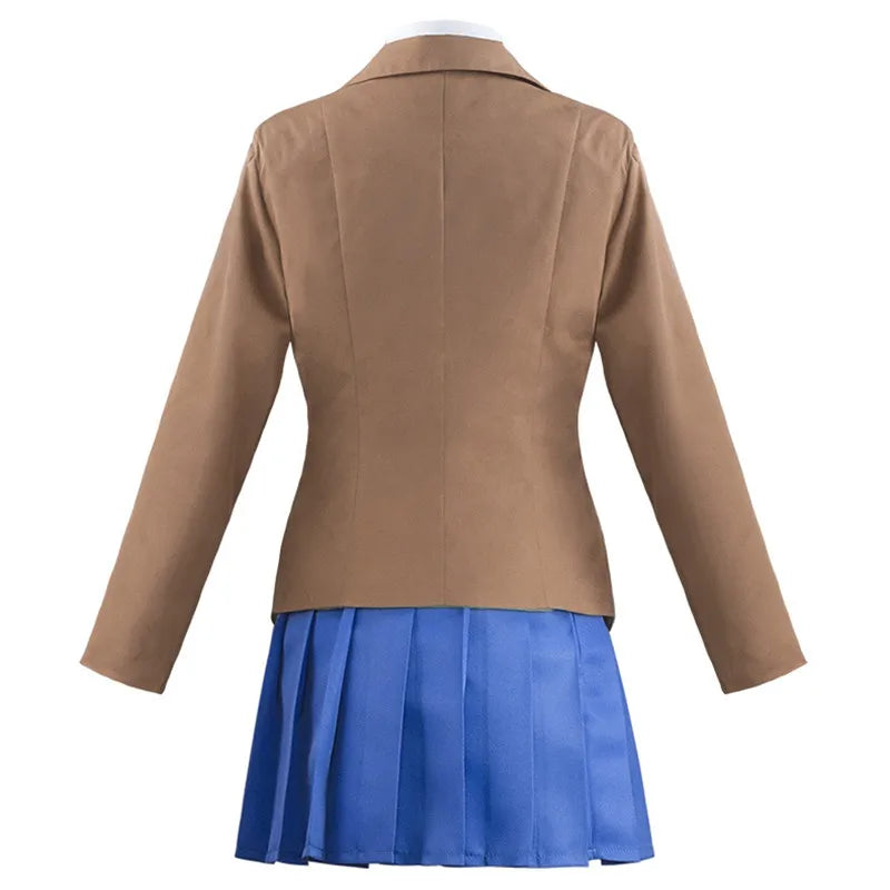 Doki Doki Literature Club School Uniform Cosplay Costume – Anime Blazer & Skirt Set