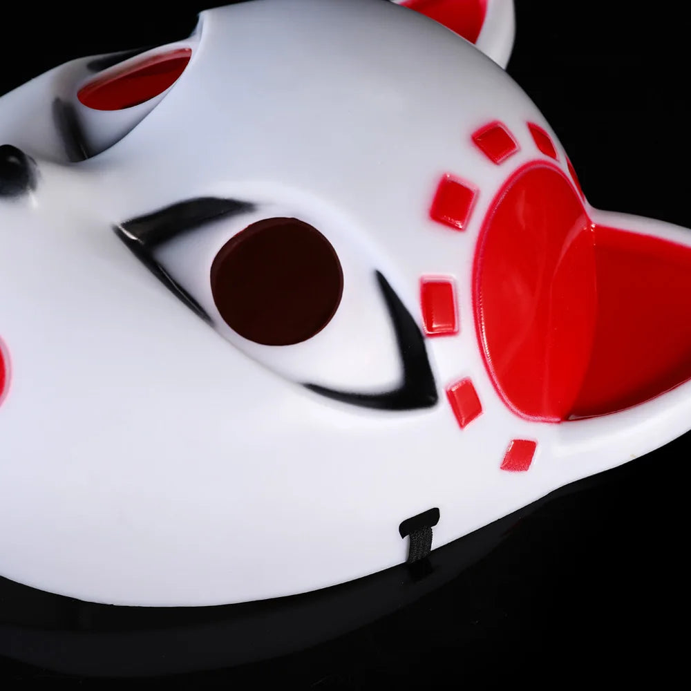 Demon Fox Mask – Anime Cosplay Prop - Tanjiro, Sabito, Makomo