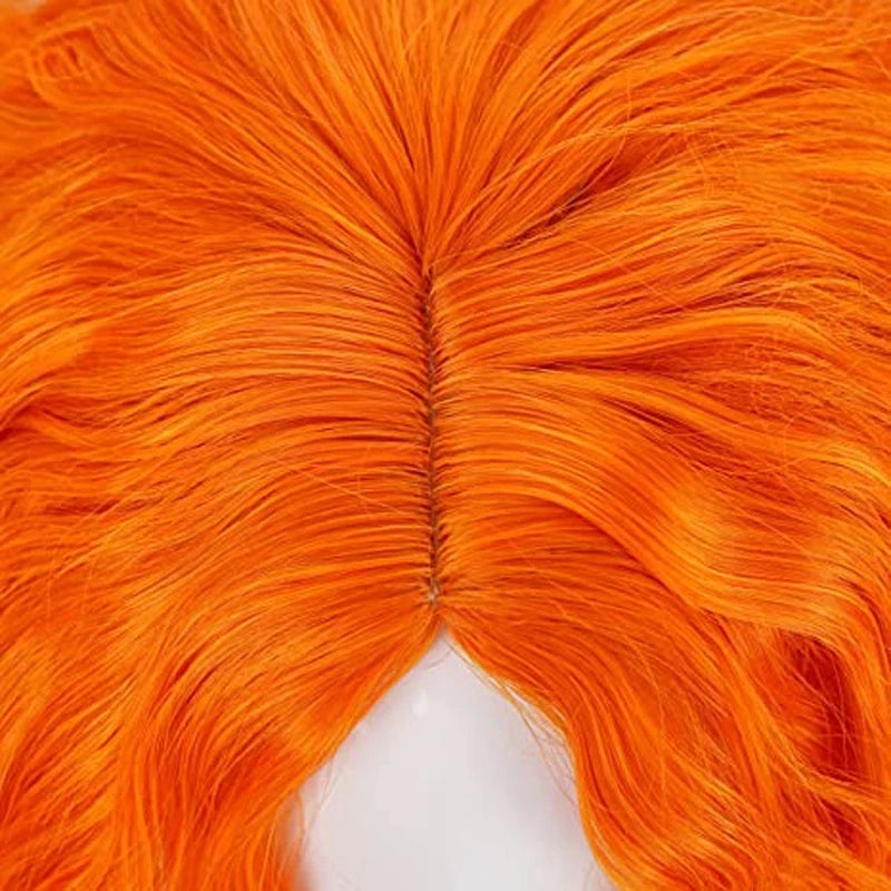 Mad Hatter Orange Curly Wig – Alice Inspired Cosplay
