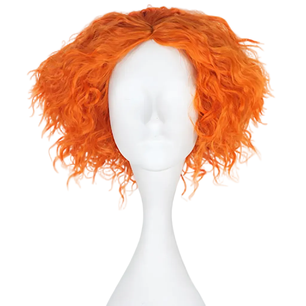 Mad Hatter Orange Curly Wig – Alice Inspired Cosplay