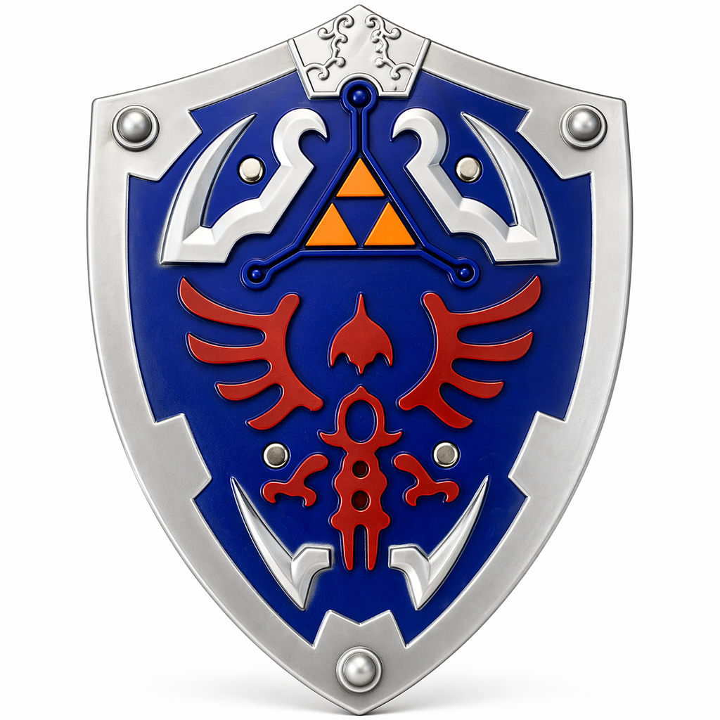 Link Skyward Sword Shield Cosplay Prop – Legend of Zelda Foam Shield