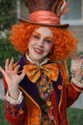 Mad Hatter Orange Curly Wig – Alice Inspired Cosplay