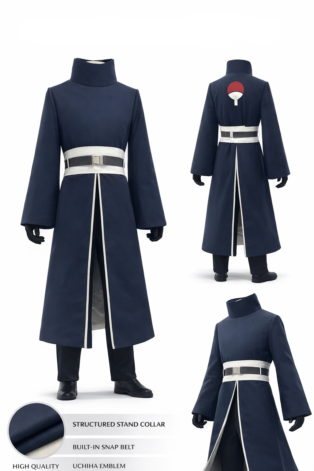 Obito Uchiha Cosplay Costume Set – Naruto Anime Outfit