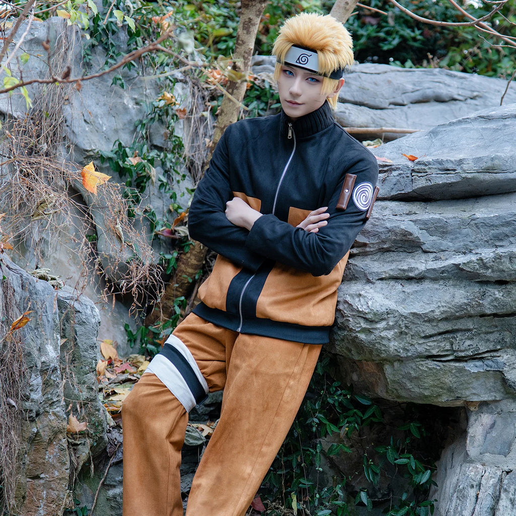 Naruto Uzumaki Cosplay Costume – Adult Anime Outfit Set