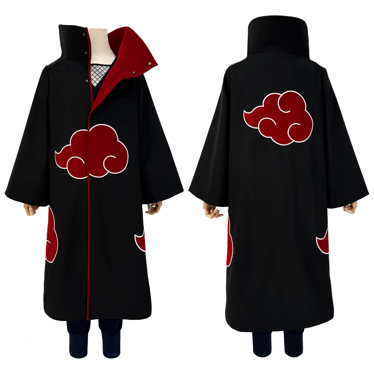 Itachi Uchiha Akatsuki Cloak Cosplay Costume – Anime Robe (Naruto Inspired)
