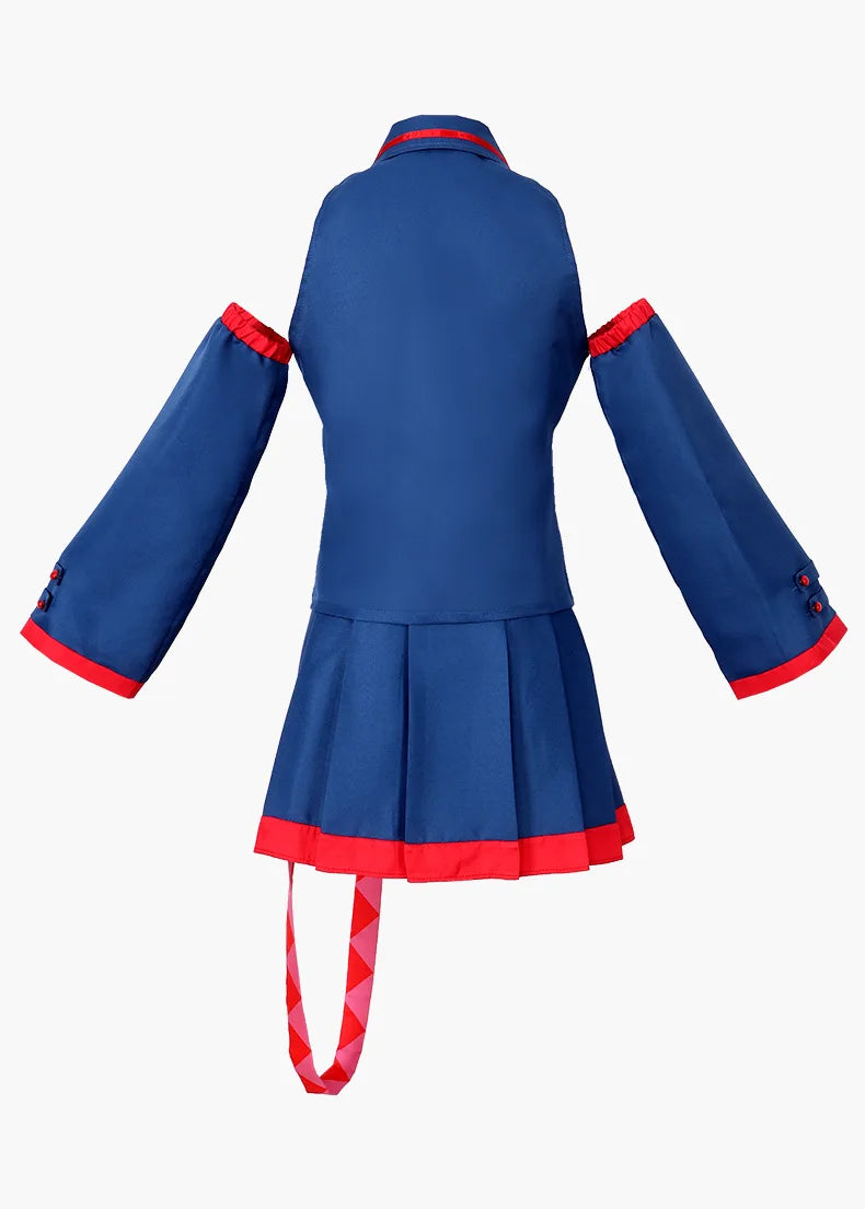 Kasane Teto Blue Dress Cosplay Costume – Vtuber Anime Uniform Set