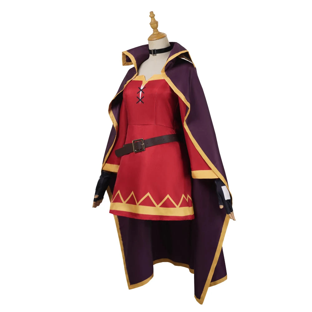 Megumin Cosplay Costume – KonoSuba Sorceress Outfit