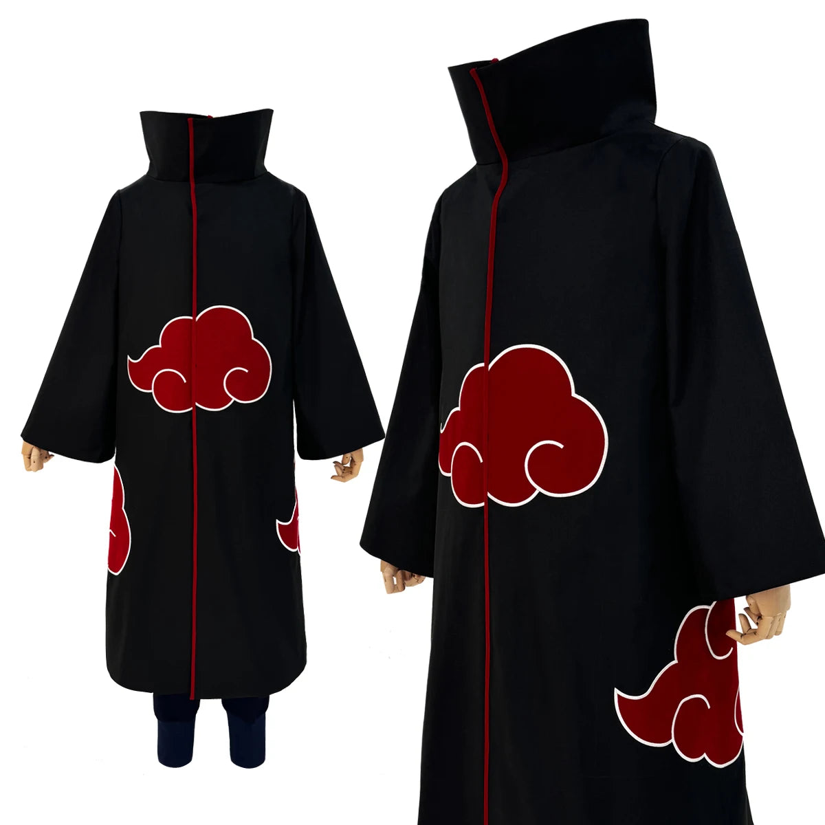 Itachi Uchiha Akatsuki Cloak Cosplay Costume – Anime Robe (Naruto Inspired)