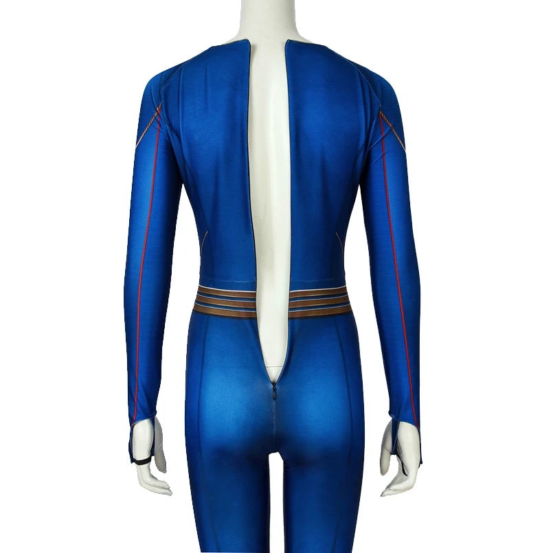 Women’s Superhero Cosplay Jumpsuit Set – Hero Cape Costume