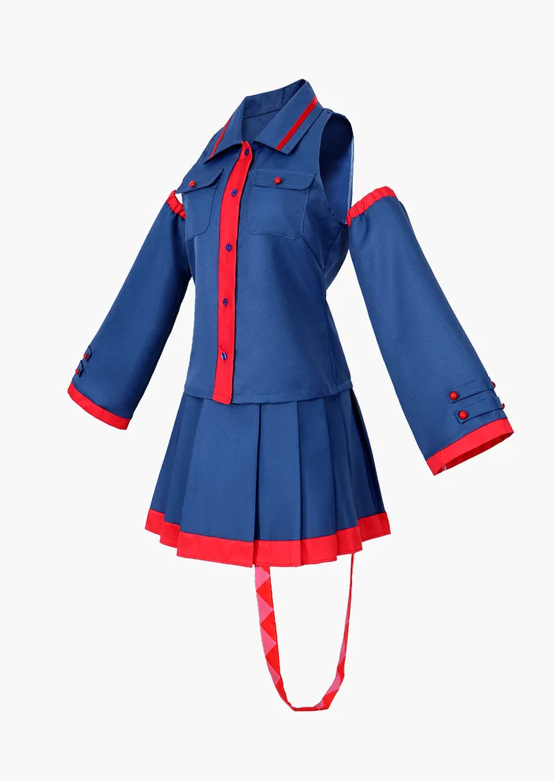 Kasane Teto Blue Dress Cosplay Costume – Vtuber Anime Uniform Set