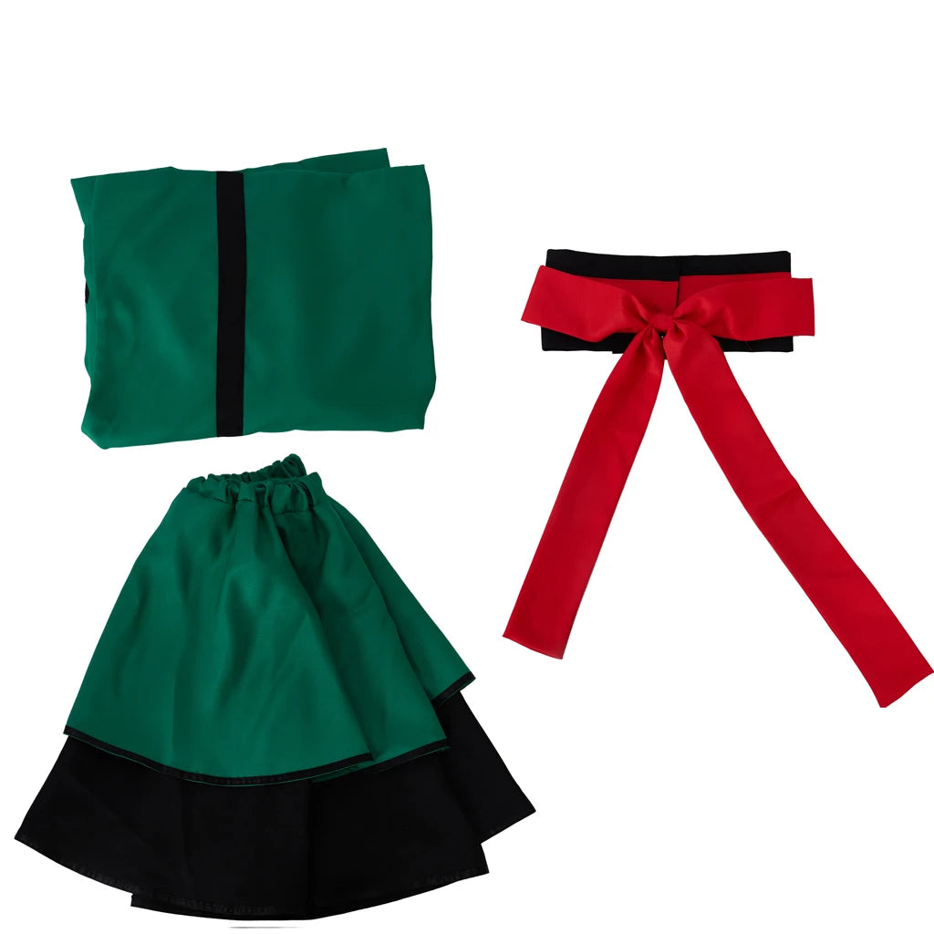 Midoriya Izuku Women’s Cosplay Costume – Anime Kimono Dress Outfit