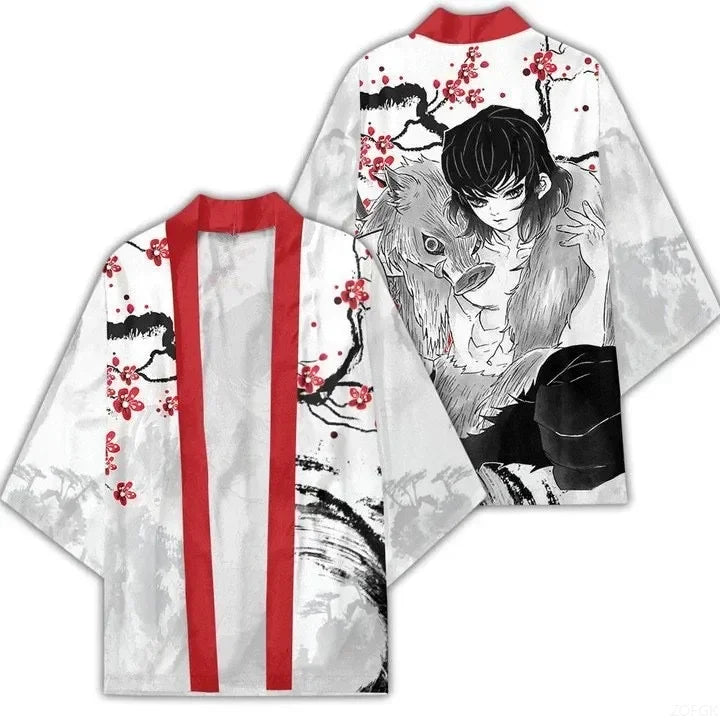 Demon Slayer Adult Cosplay Haori – Anime Kimono Cardigan