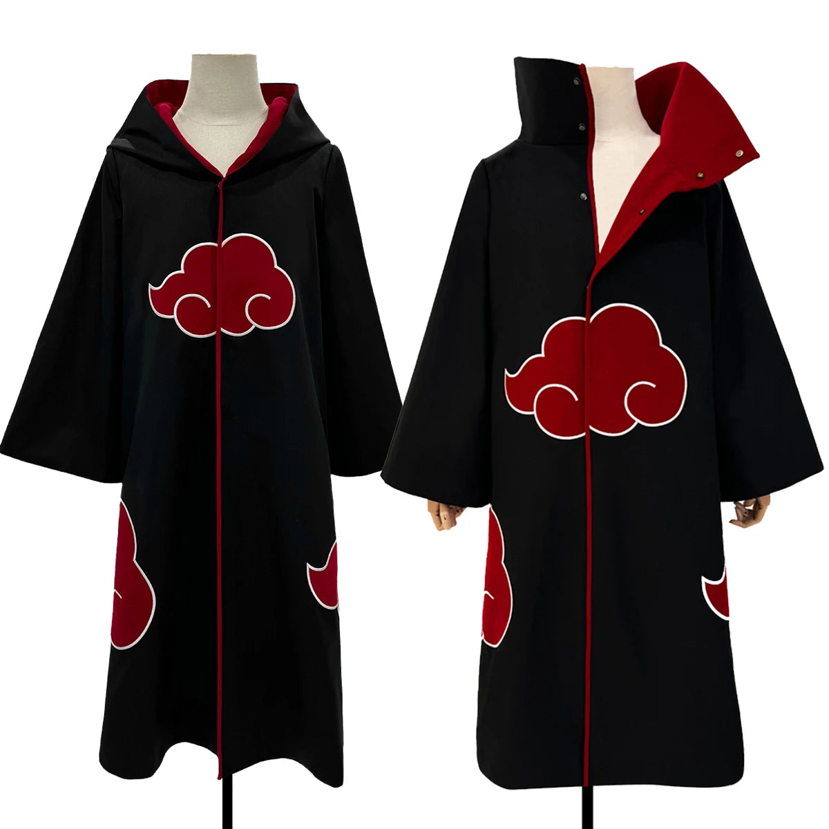 Itachi Uchiha Akatsuki Cloak Cosplay Costume – Anime Robe (Naruto Inspired)