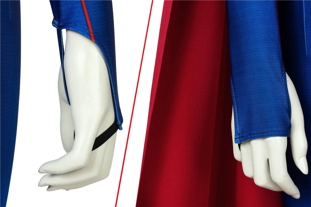 Women’s Superhero Cosplay Jumpsuit Set – Hero Cape Costume
