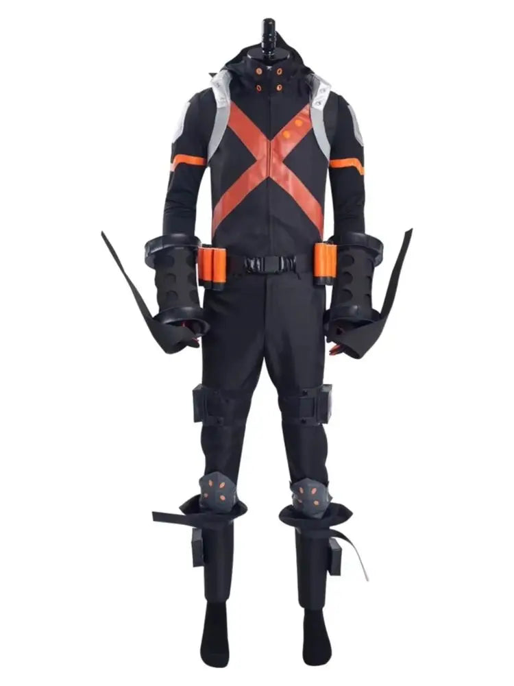 Katsuki Bakugou Premium Custom Cosplay Costume – My Hero Academia Hero Suit Set