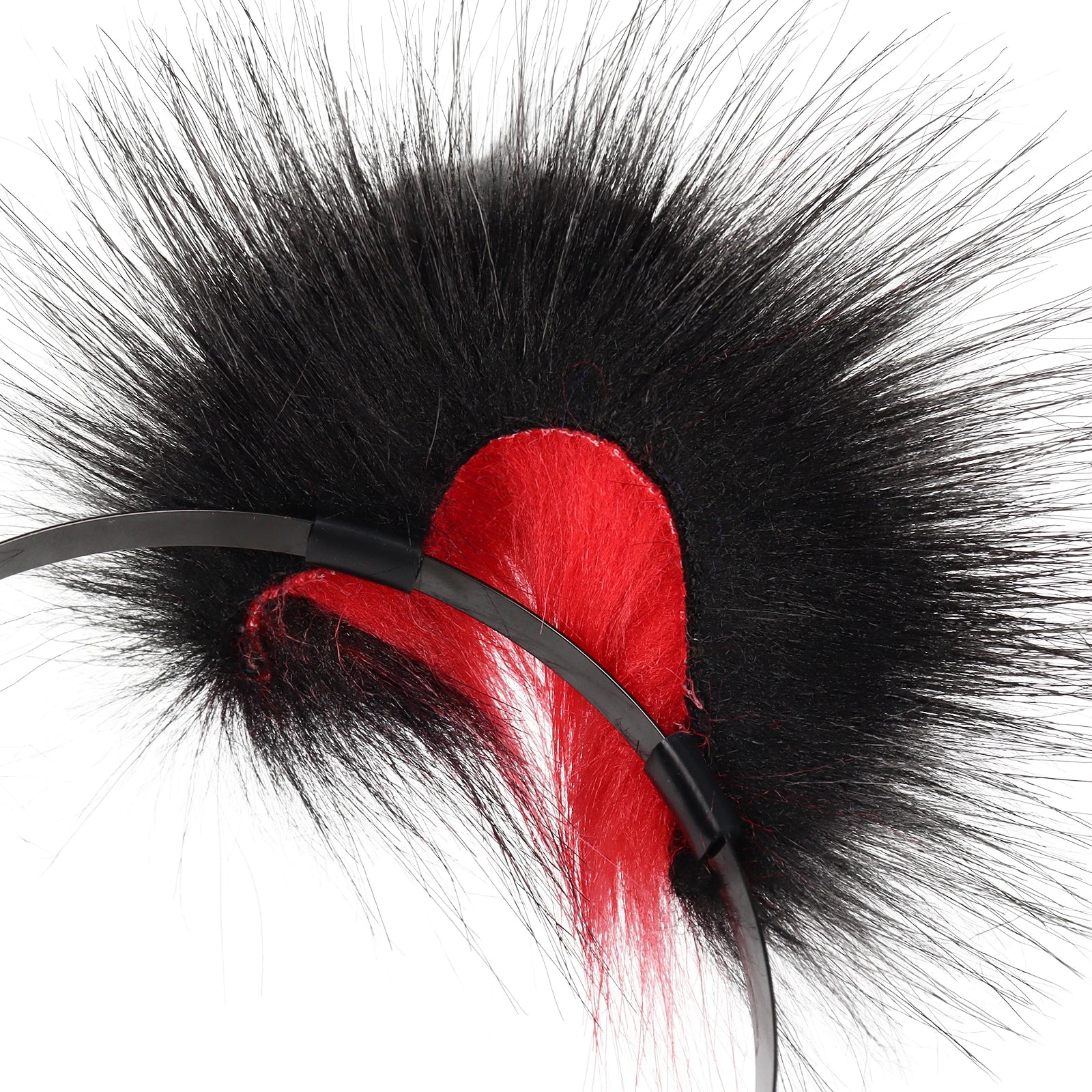 Faux Fur Fox & Wolf Ear Headband – Furry Cosplay Hair Accessory