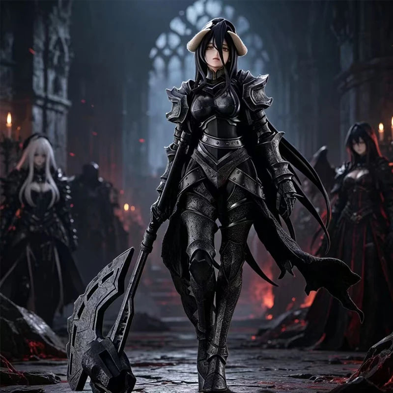 Albedo Armored Figure – Overlord 7.1in PVC Collectible