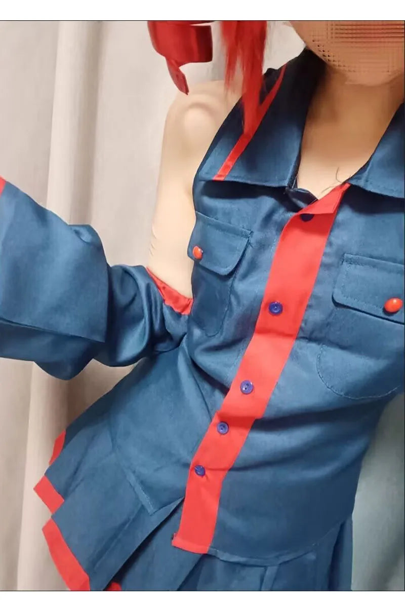 Kasane Teto Blue Dress Cosplay Costume – Vtuber Anime Uniform Set