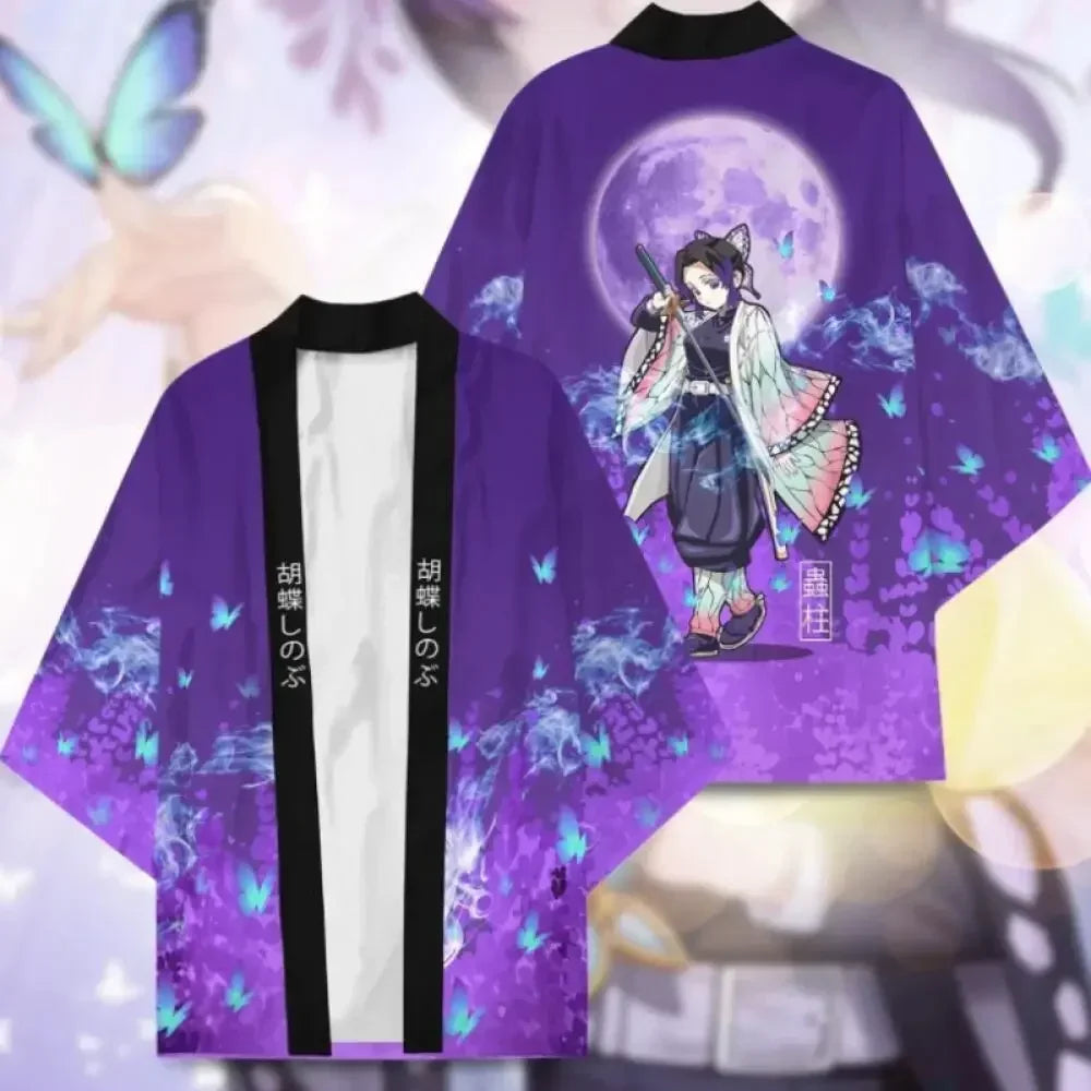 Demon Slayer Adult Cosplay Haori – Anime Kimono Cardigan