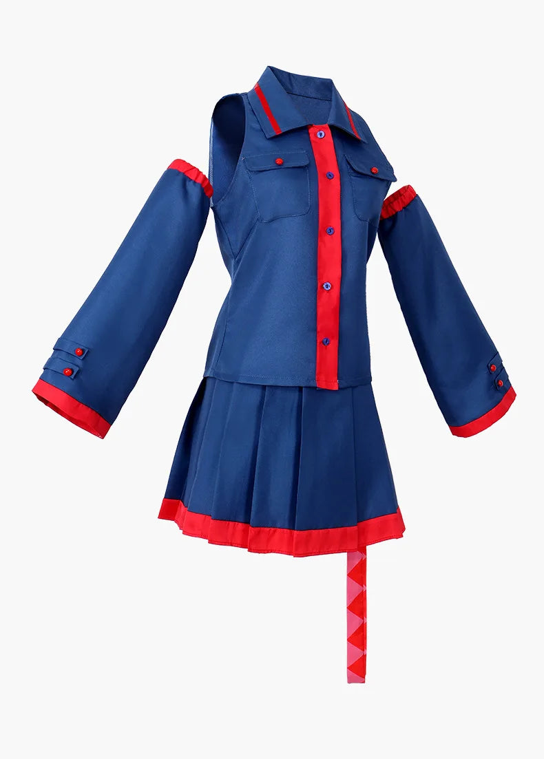 Kasane Teto Blue Dress Cosplay Costume – Vtuber Anime Uniform Set