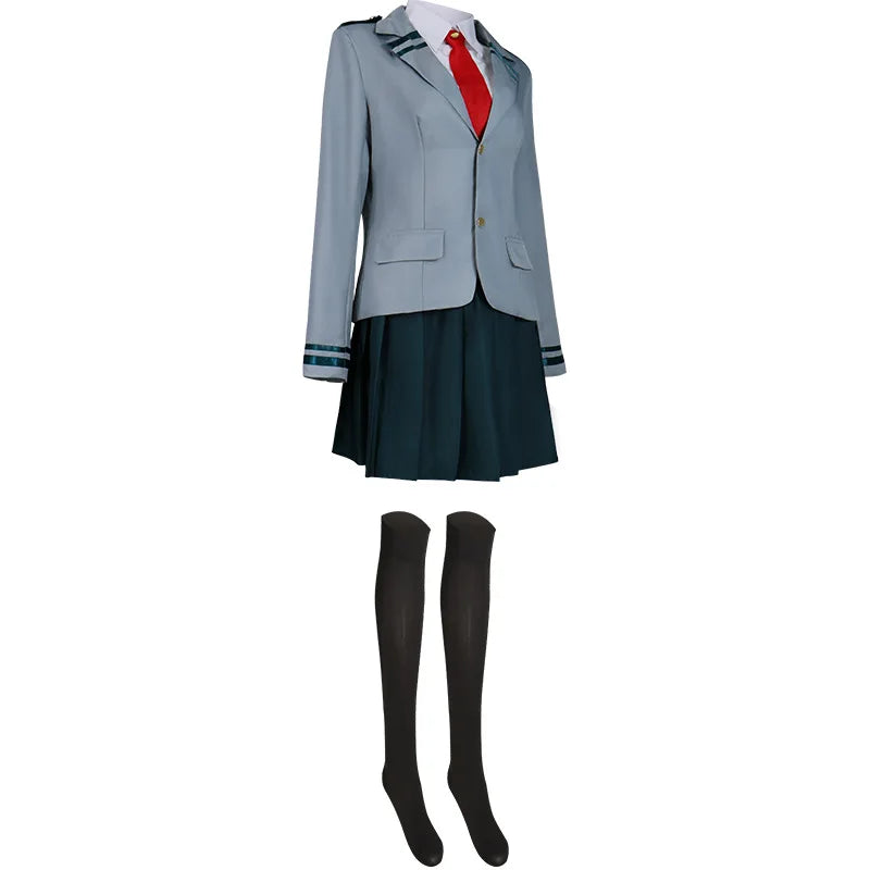 Ochaco Uraraka Cosplay Costume – My Hero Academia School Uniform Set