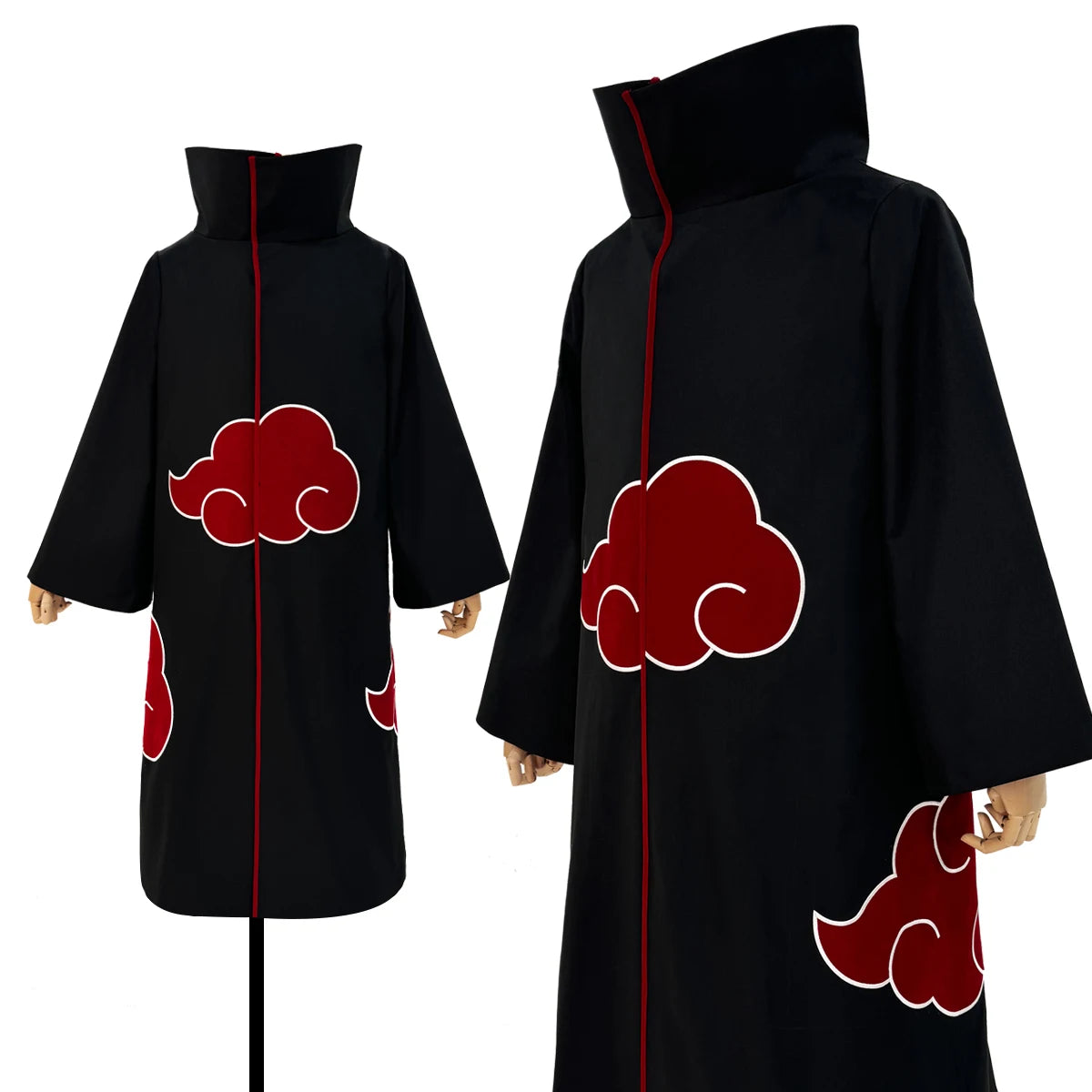 Itachi Uchiha Akatsuki Cloak Cosplay Costume – Anime Robe (Naruto Inspired)