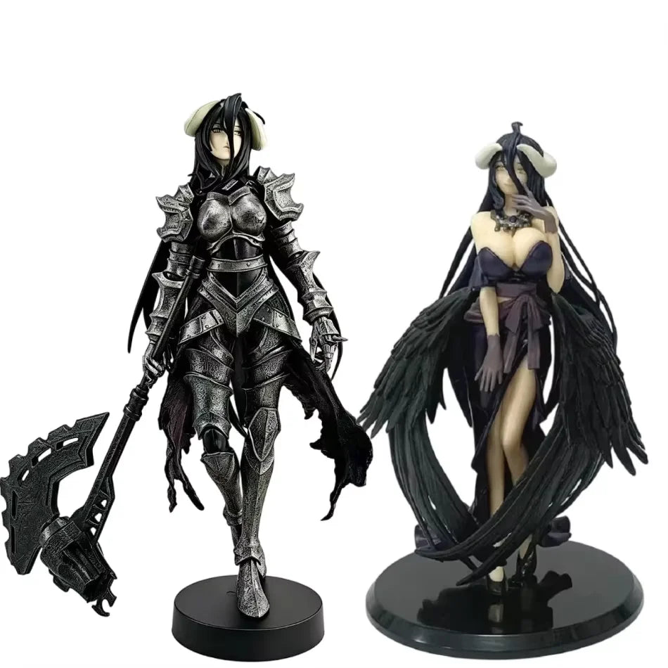 Overlord Albedo Figure Bundle – Winged & Armored 2-Piece Collectible Set