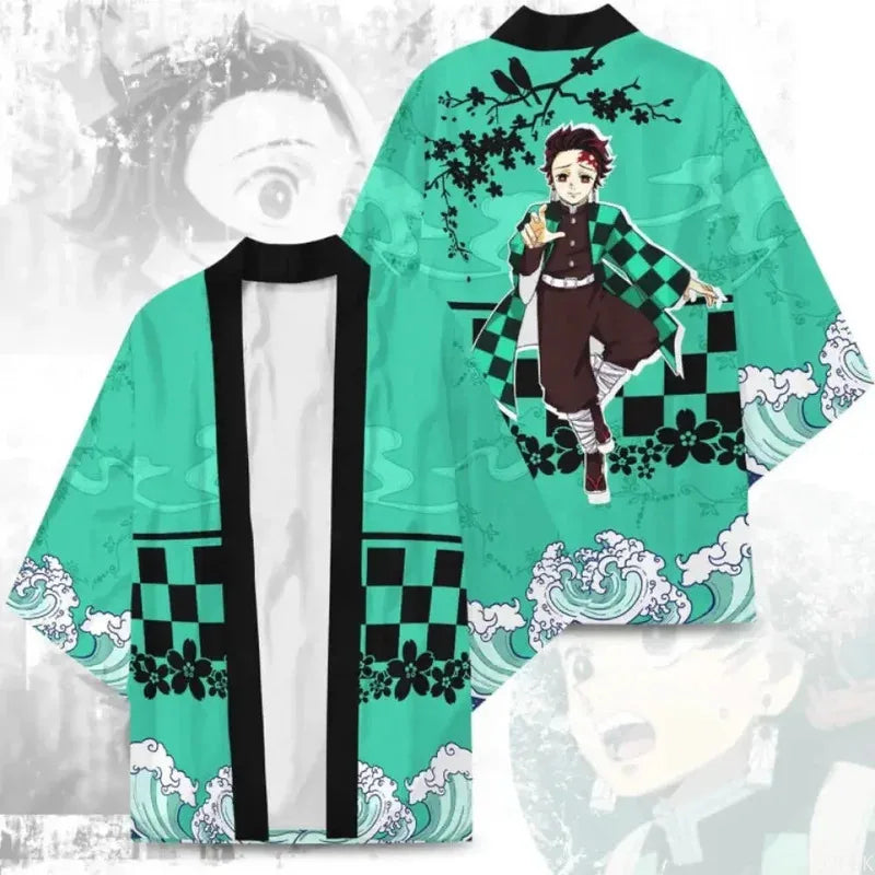 Demon Slayer Adult Cosplay Haori – Anime Kimono Cardigan