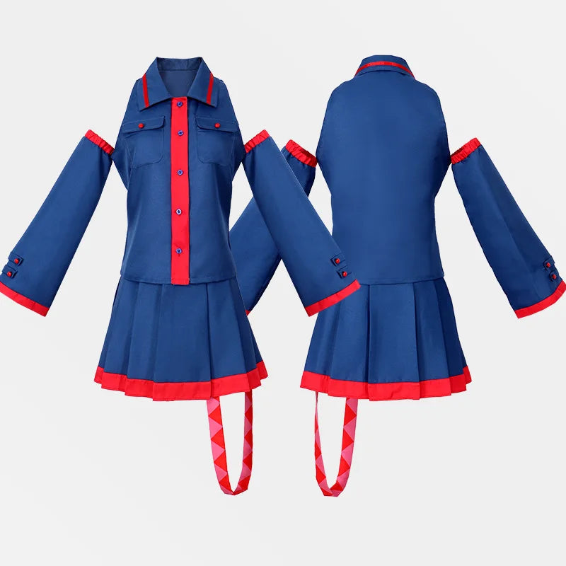 Kasane Teto Blue Dress Cosplay Costume – Vtuber Anime Uniform Set