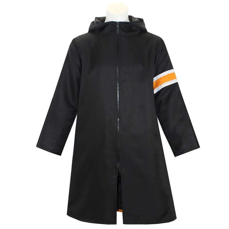 Trafalgar Law Cosplay Cloak – One Piece Black Windbreaker Coat