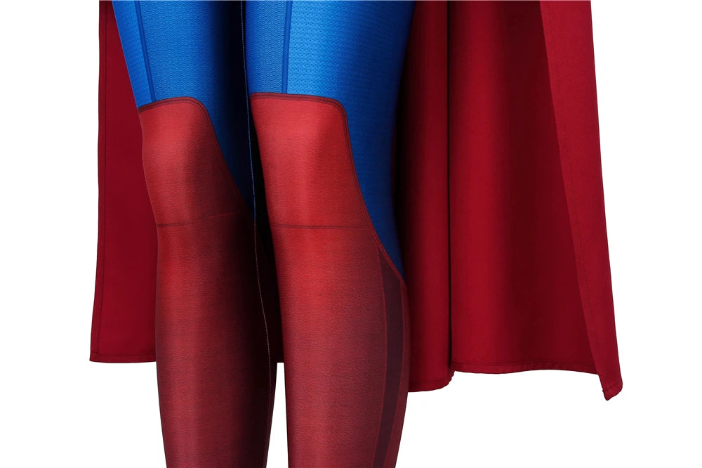 Women’s Superhero Cosplay Jumpsuit Set – Hero Cape Costume