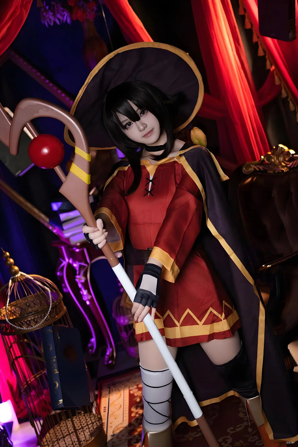 Megumin Cosplay Costume – KonoSuba Sorceress Outfit