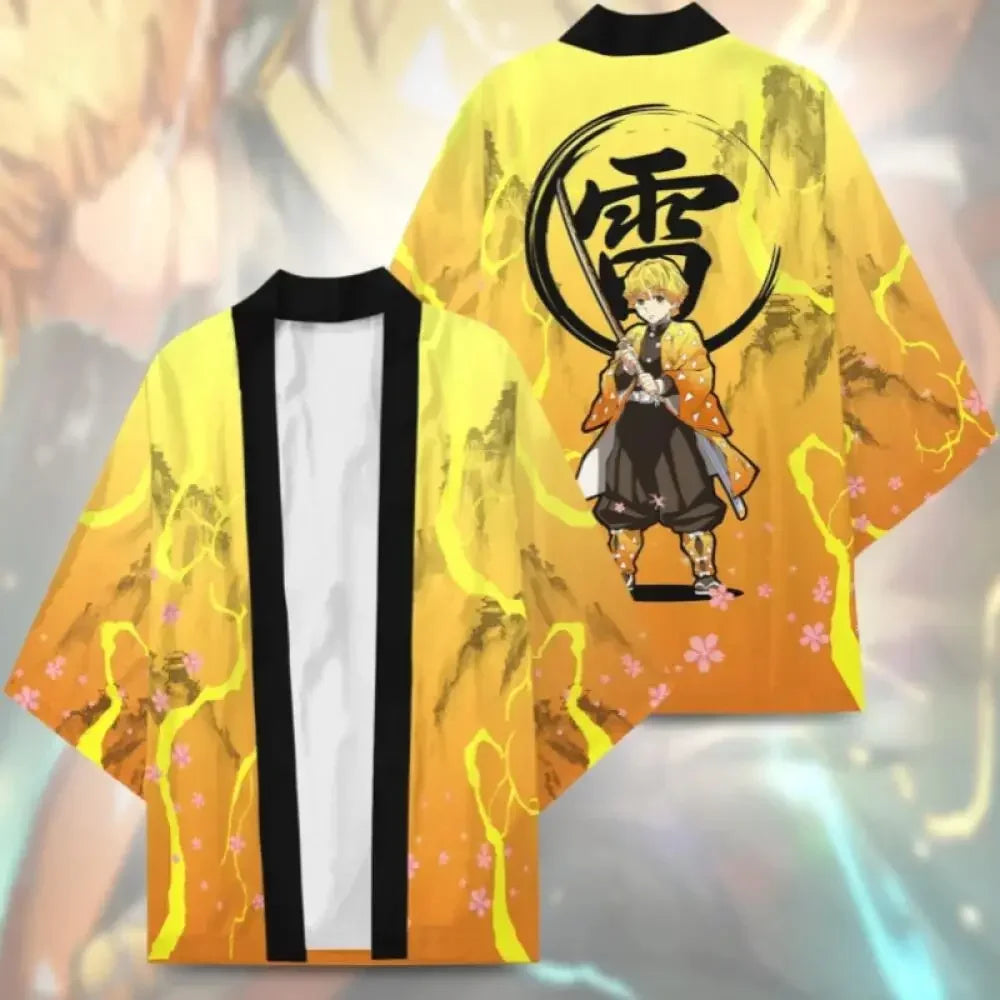 Demon Slayer Adult Cosplay Haori – Anime Kimono Cardigan