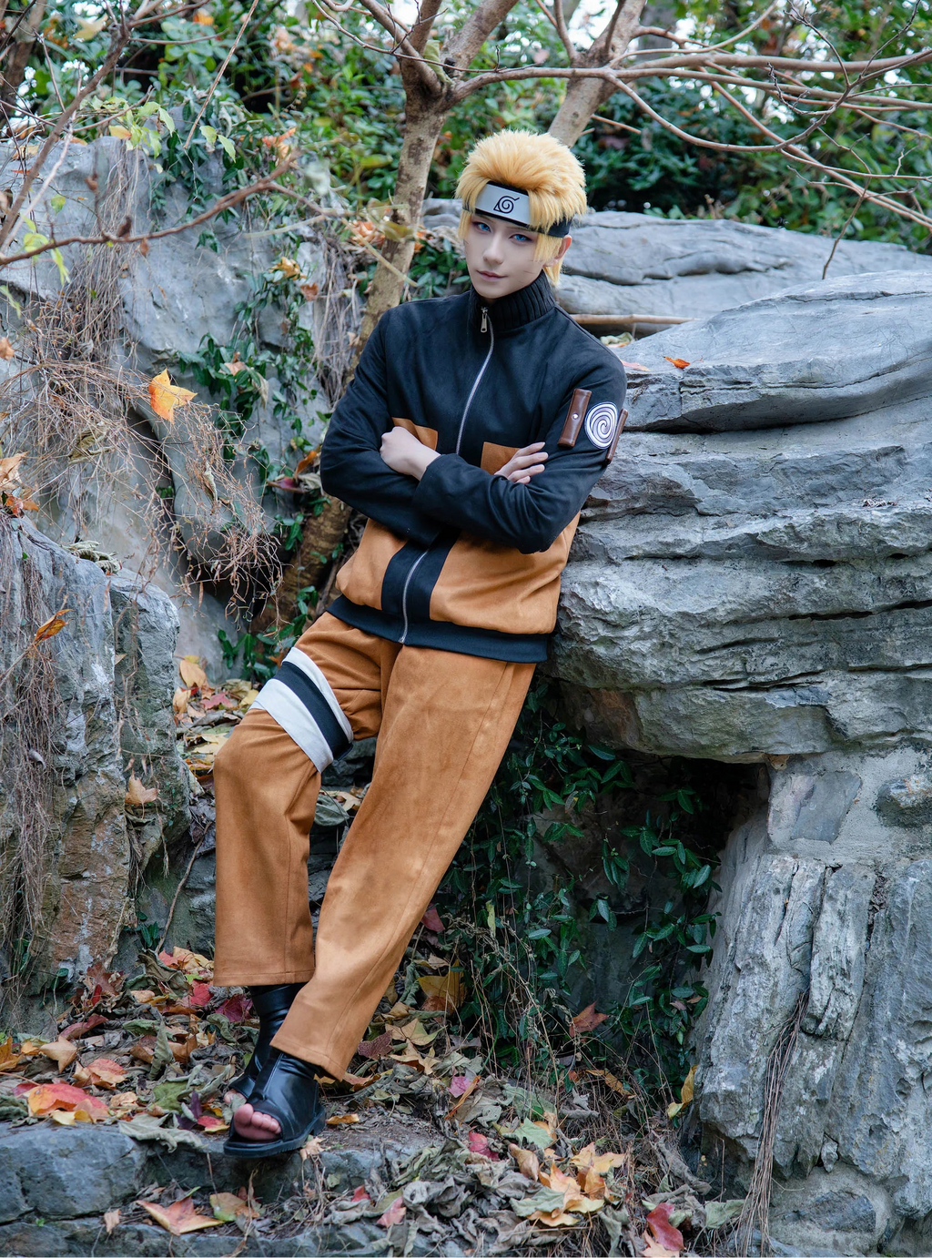 Naruto Uzumaki Cosplay Costume – Adult Anime Outfit Set