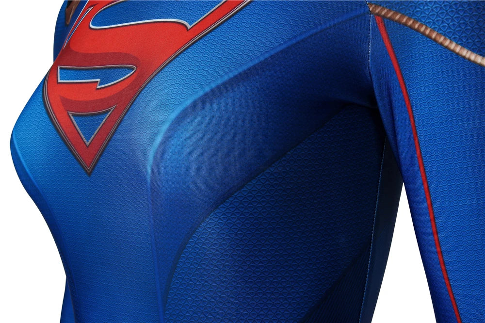 Women’s Superhero Cosplay Jumpsuit Set – Hero Cape Costume