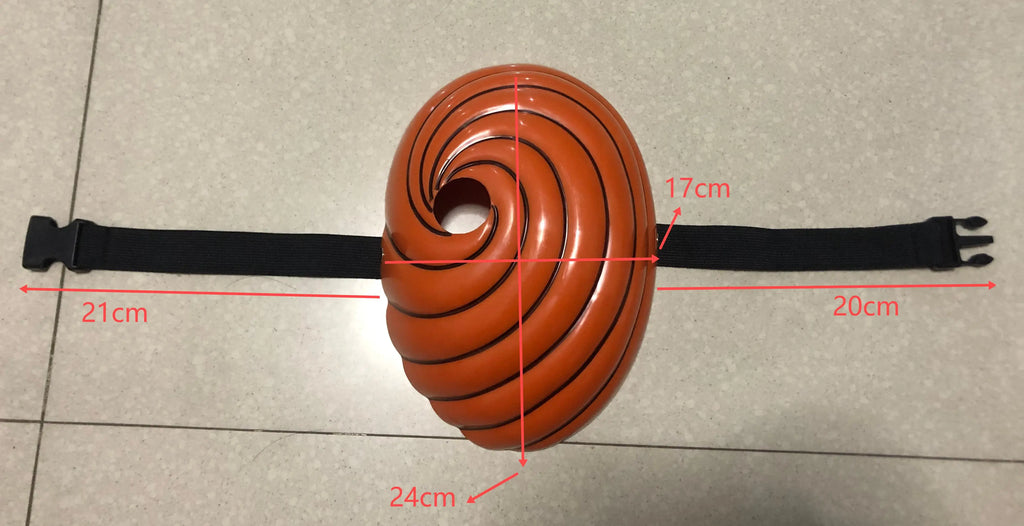 Obito Tobi Cosplay Mask – Akatsuki Full Face Resin Mask