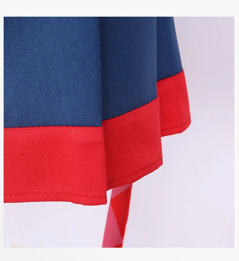 Kasane Teto Blue Dress Cosplay Costume – Vtuber Anime Uniform Set