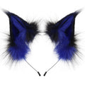 Faux Fur Fox & Wolf Ear Headband – Furry Cosplay Hair Accessory