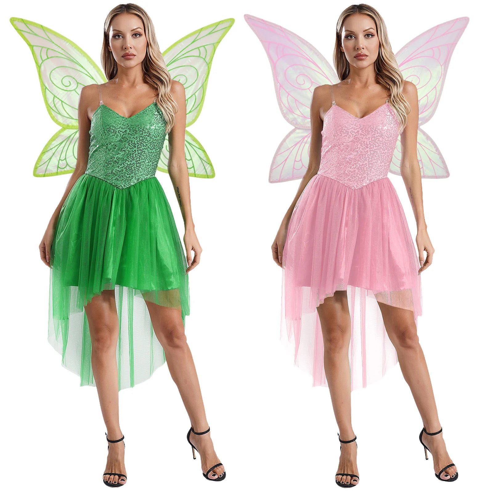 Fairy Princess Costume – Tinkerbell Inspired Dress with Wings