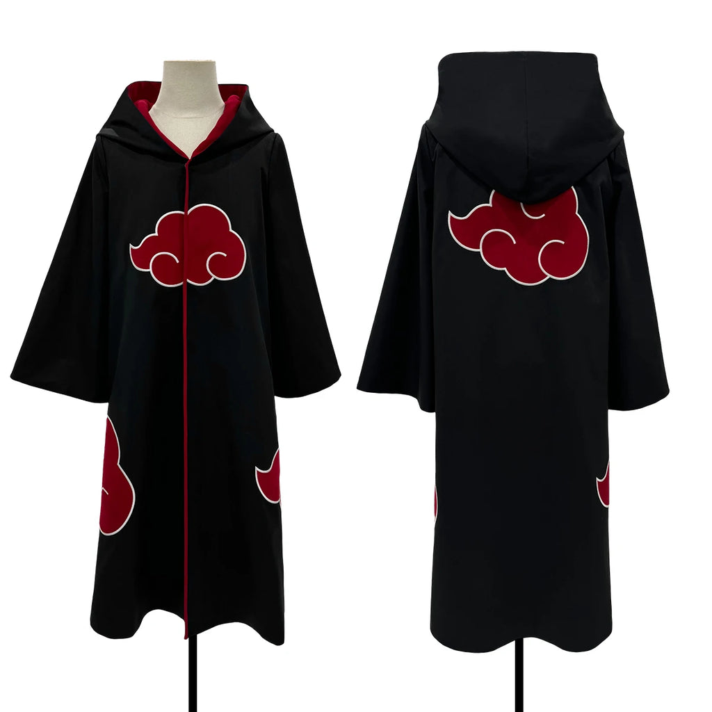 Itachi Uchiha Akatsuki Cloak Cosplay Costume – Anime Robe (Naruto Inspired)